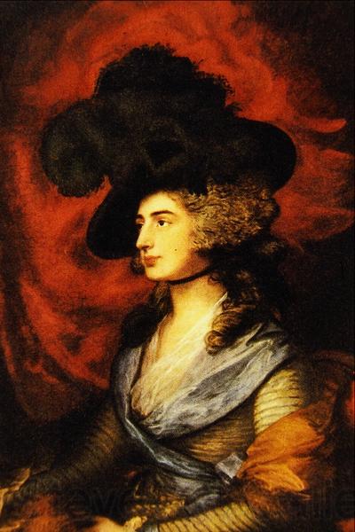 Thomas Gainsborough Mrs. Siddons Norge oil painting art